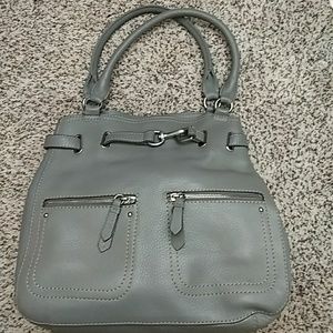 Cole Haan gray medium size tote